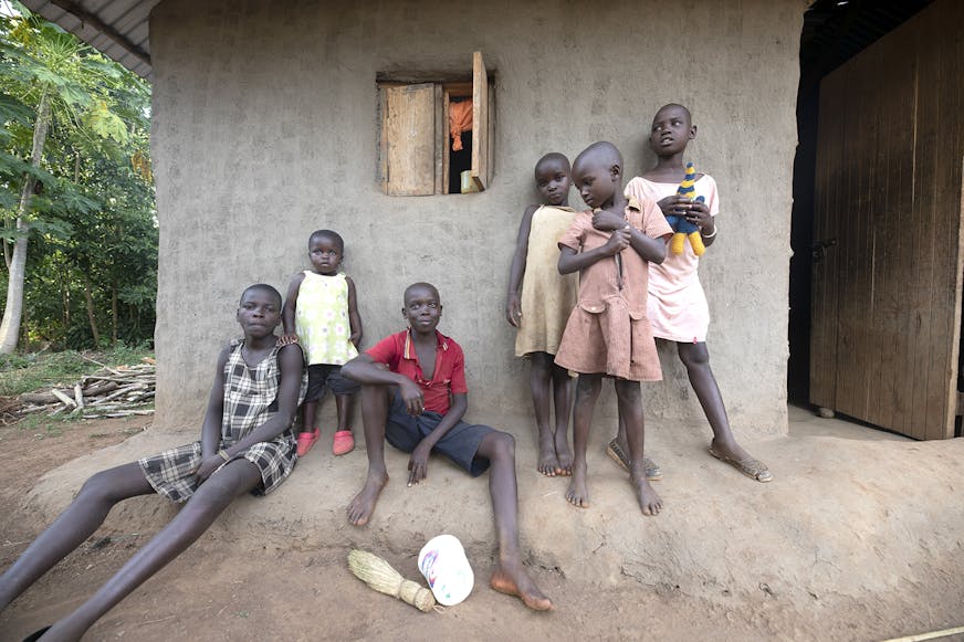 Families versterken Busia Kenia kinderen voor een huis