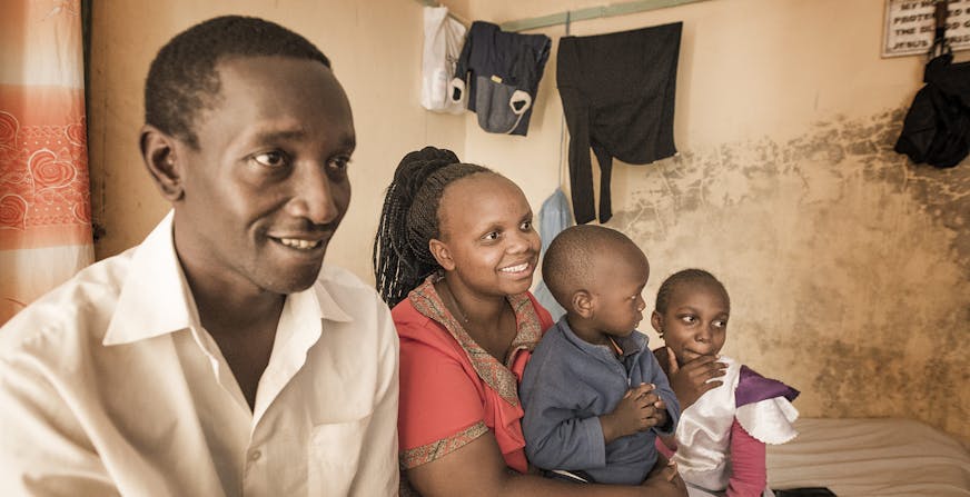 The Next Economy Kenia deelnemer Leah en haar familie