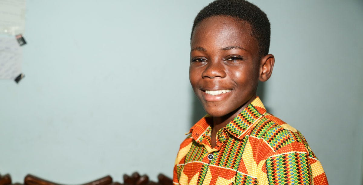 Ghana Tema familiehereniging Mensah portret