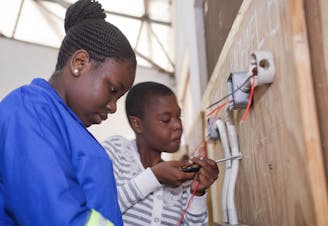 Malawi jeugdwerkgelegenheid opleiding tot elektricien