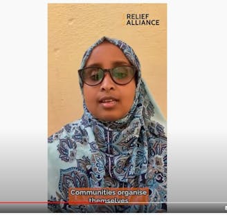 Hamda Said van SOS Childrens Villages Somalia brengt verslag uit van de sprinkhanencrisis in Somalië