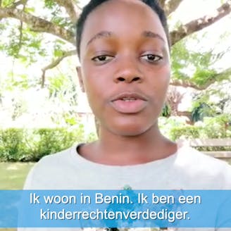 Kinderrechten verdediger Agnes spreekt zich uit