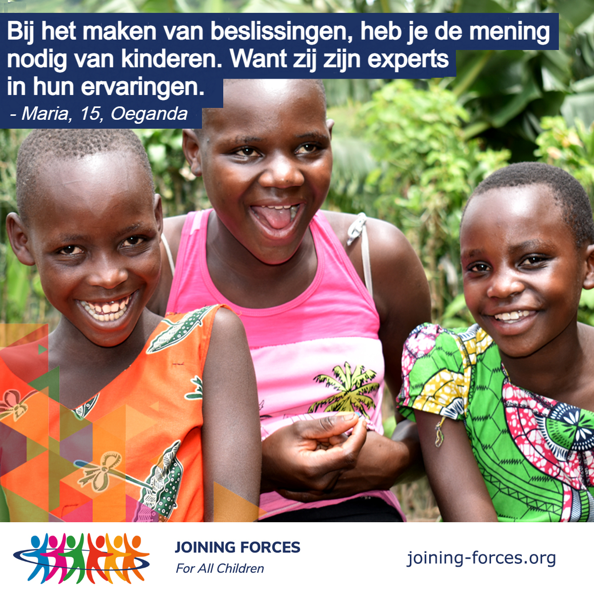 Maria over het belang van het meetellen van kindermeningen