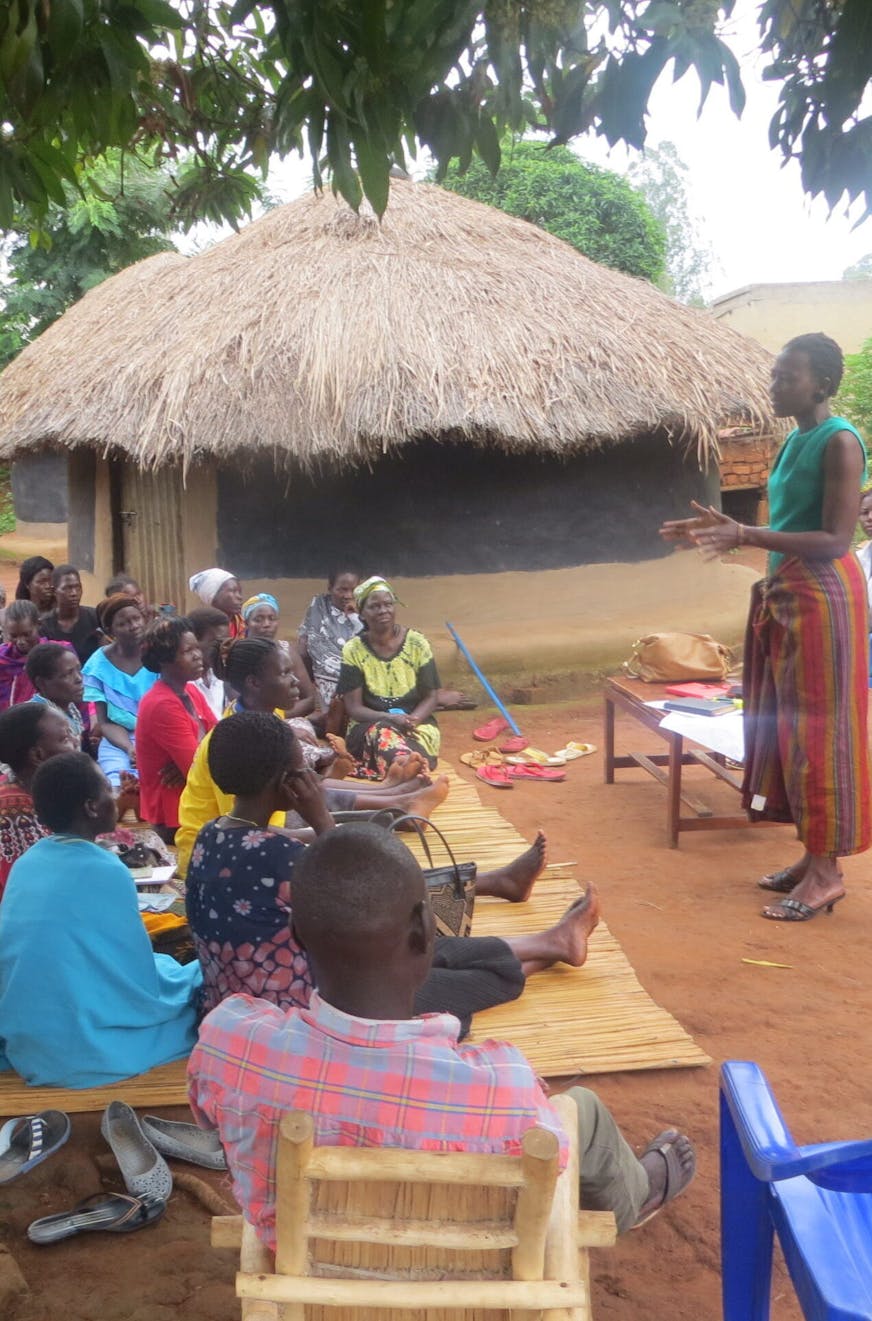 Training van het familieversterkend programma in Gulu