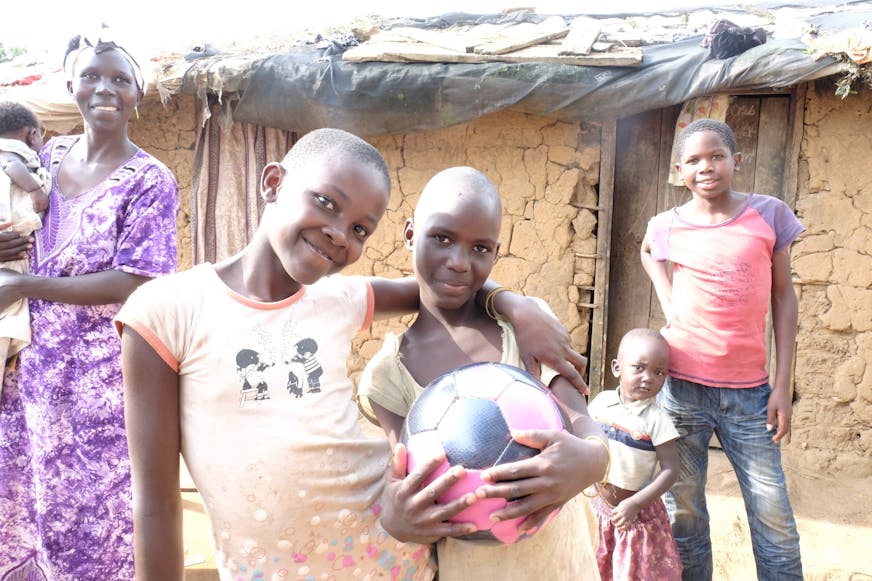 familie in familieversterkend programma in Oeganda