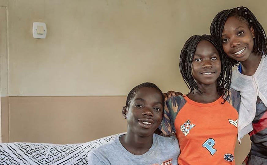 Ana, Dito en Sam uit Mozambique - SOS Kinderdorpen