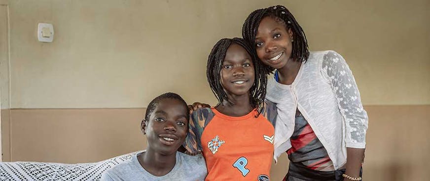 Ana, Dito en Sam uit Mozambique - SOS Kinderdorpen