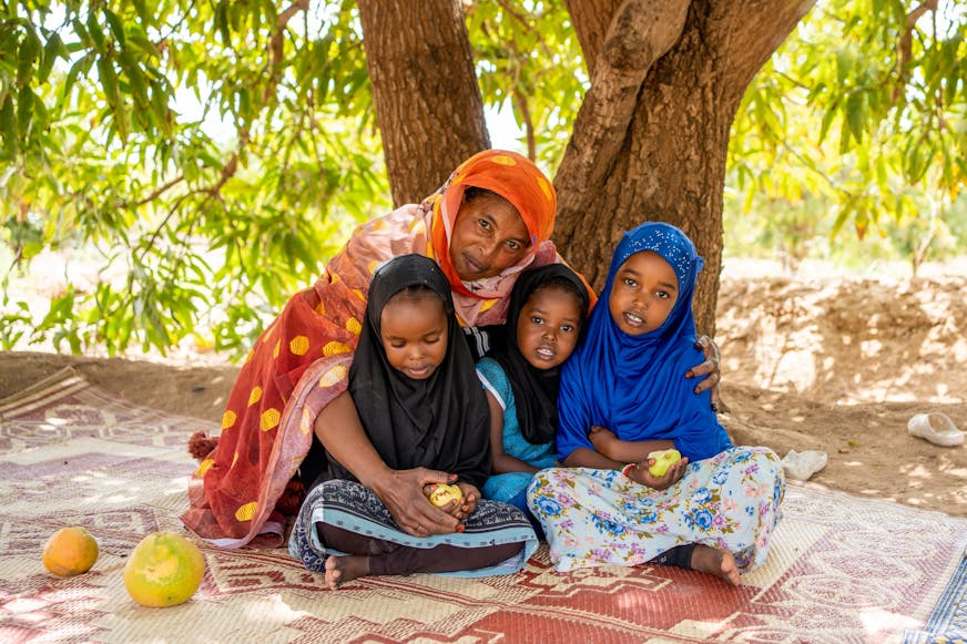 Farhiya Somaliland en haar dochters