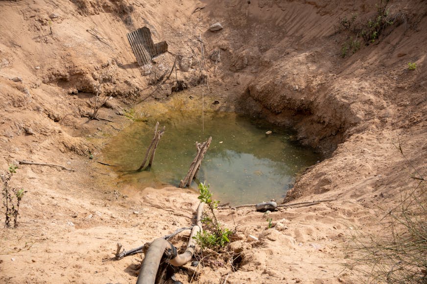 Farhiya Somaliland waterput is compleet uitgedroogd