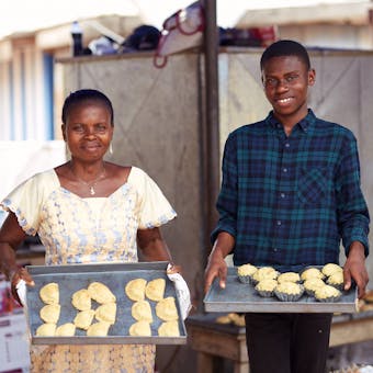Familieversterkend programma in Ghana: Gideon en Hannah