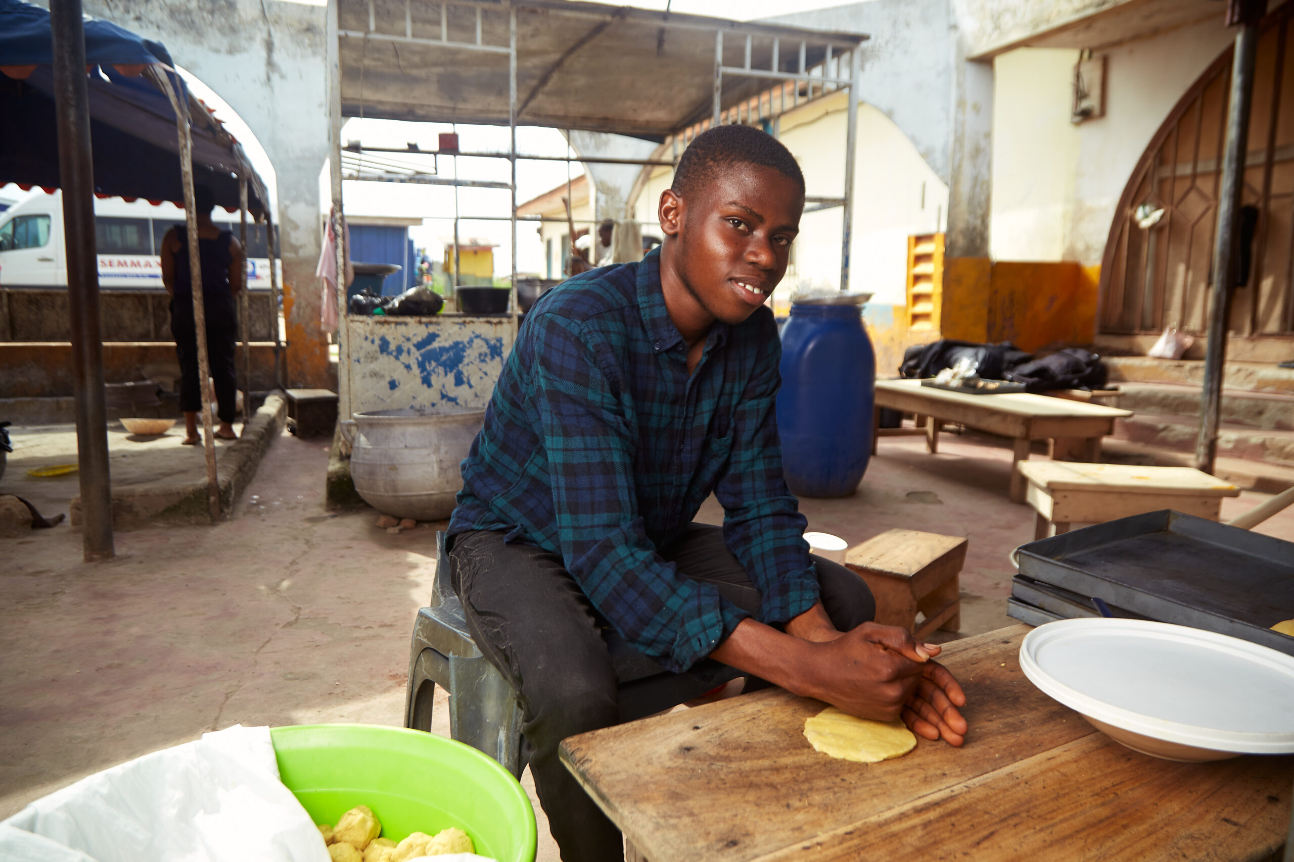 Gideon (18) uit Ghana