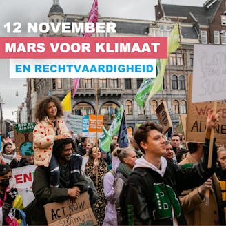 Klimaatmars op 12 november