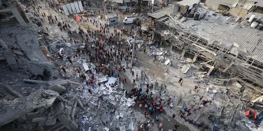 gaza-luchtaanval-palestijnse-israelische-conflict