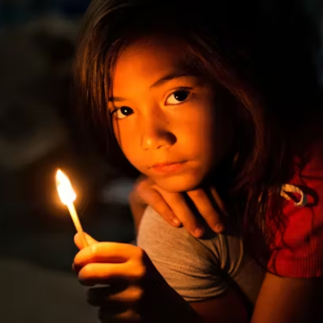 Geef licht. Geef leven. feestdagen visual