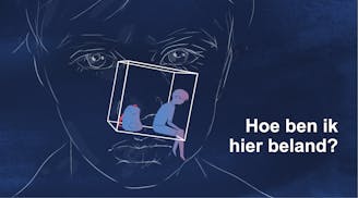 animatie van kind met tekst hoe ben ik hier beland