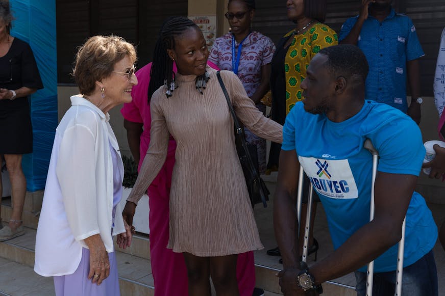 Prinses Margriet in Ghana