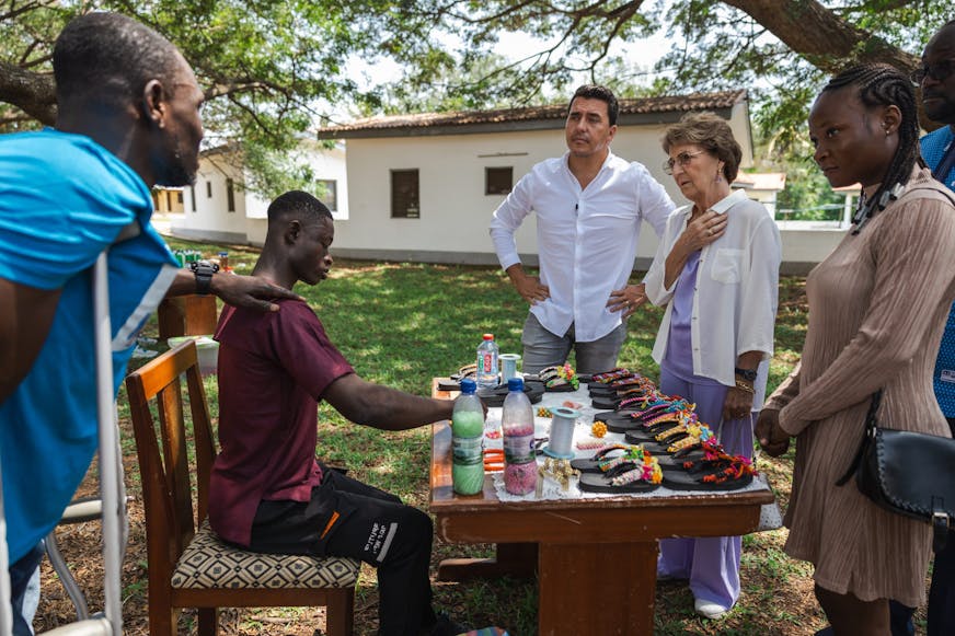 Prinses Margriet & Jan Smit in Ghana