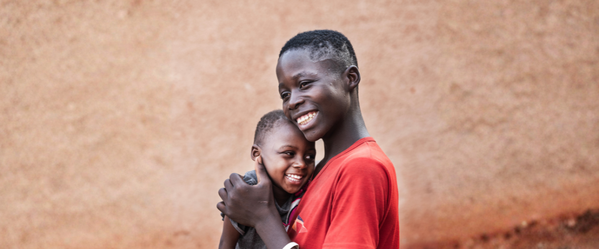 Emmanuel en zijn zusje