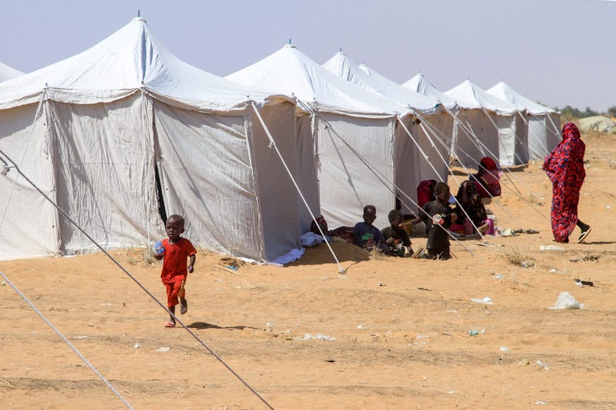 Vluchtelingenkamp in Soedan