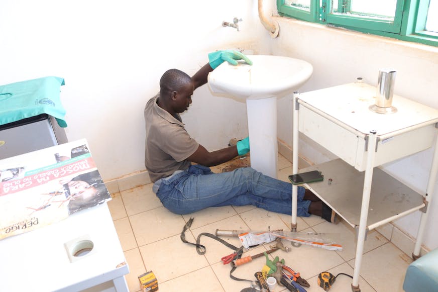 Een van de deelnemers is inmiddels aan de slag als loodgieter