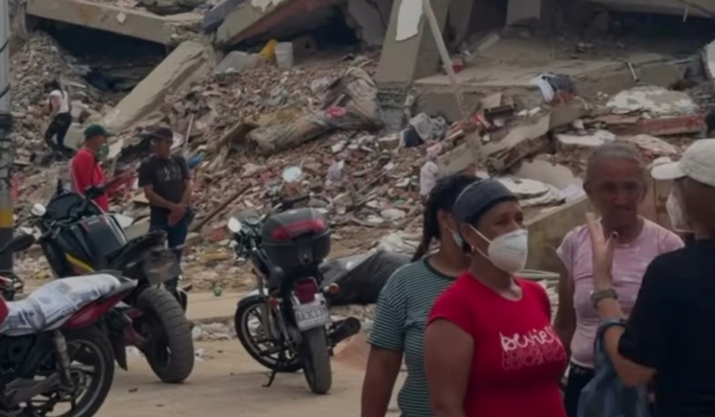 Aardbeving Venezuela puinhoop